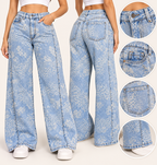 JEANS AZUL CON DISEÑO