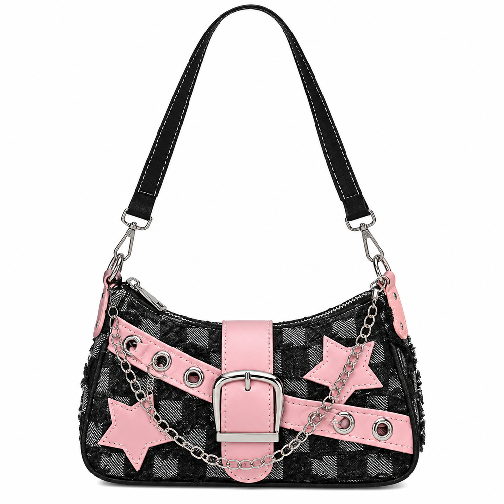 BOLSO JEANS ROSADO