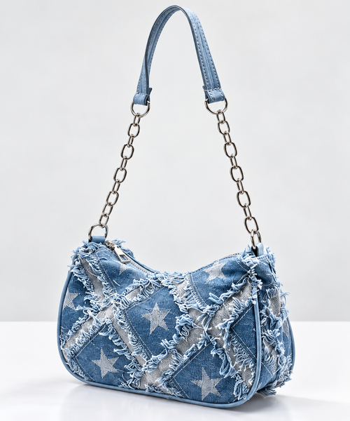 BOLSO JEANS ESTRELLAS