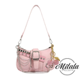 BOLSO ROSADO DE CUERO