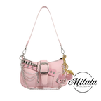 BOLSO ROSADO DE CUERO