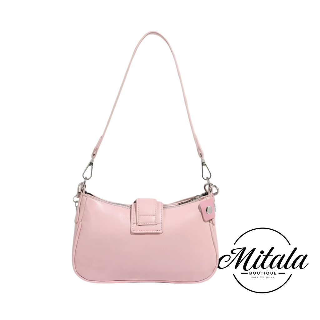 BOLSO ROSADO DE CUERO