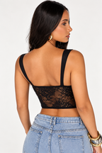 CORSET MARIPOSA NEGRO