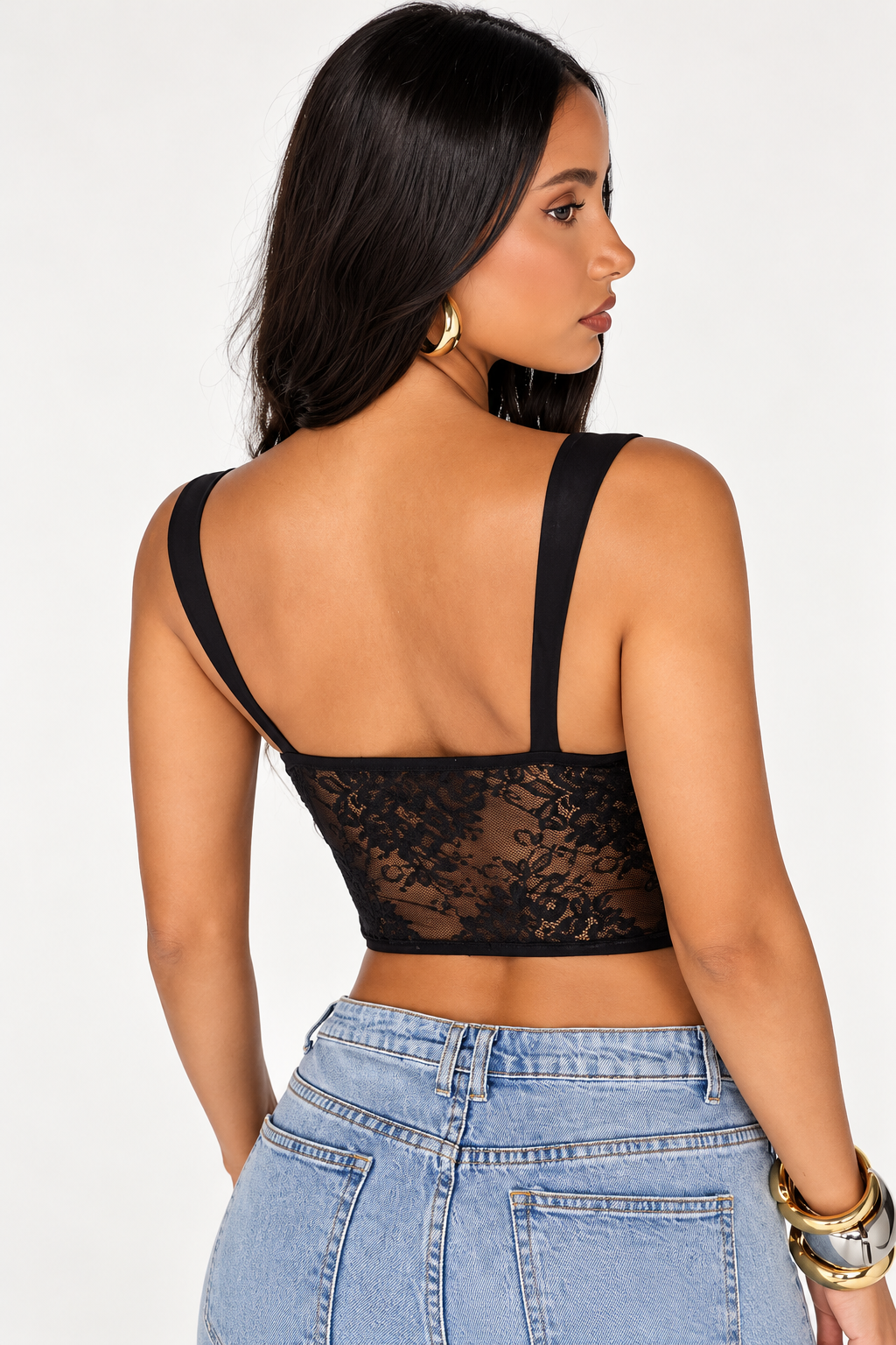 CORSET MARIPOSA NEGRO
